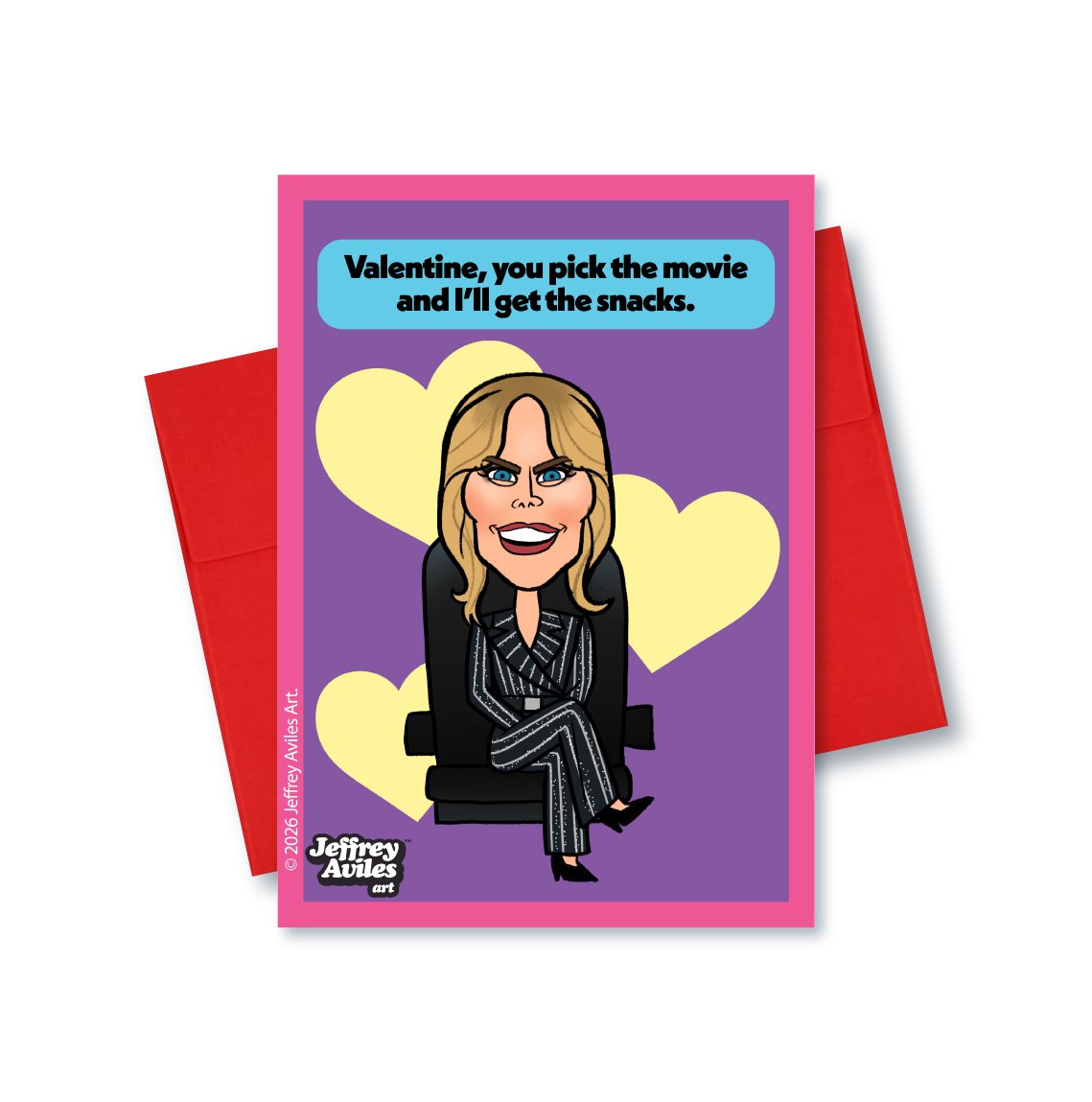 5"x7" "Movie Theater Queen" Valentine Print