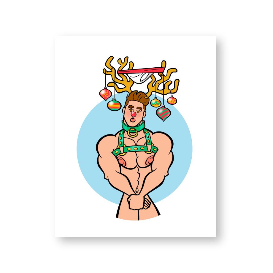 8"x10" Oh Deer Hunk Print