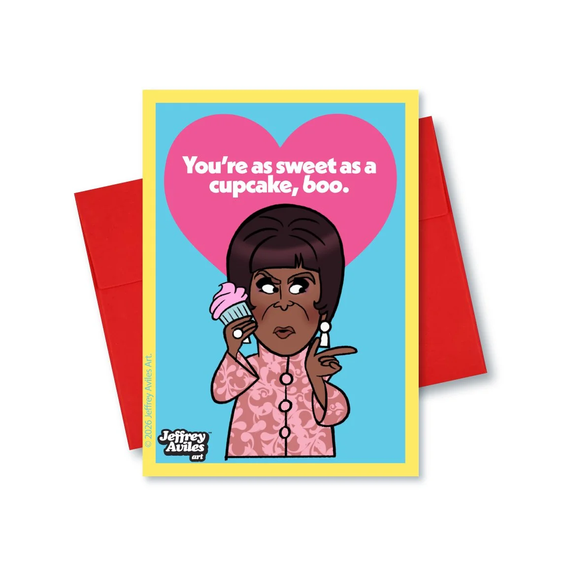 5"x7" "Cupcake" Valentine Print