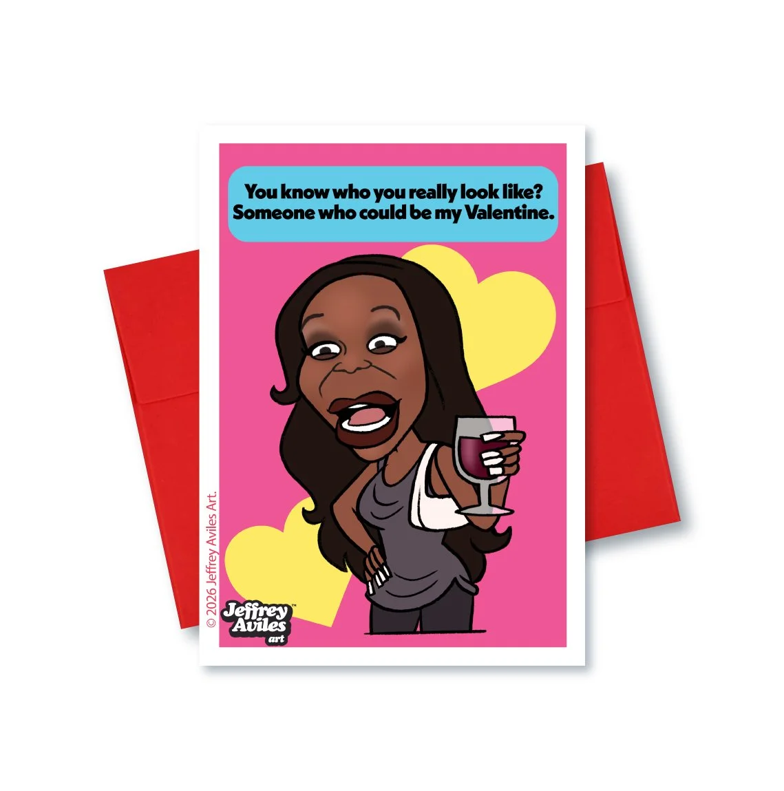 5"x7" "You look like who?" Valentine Print