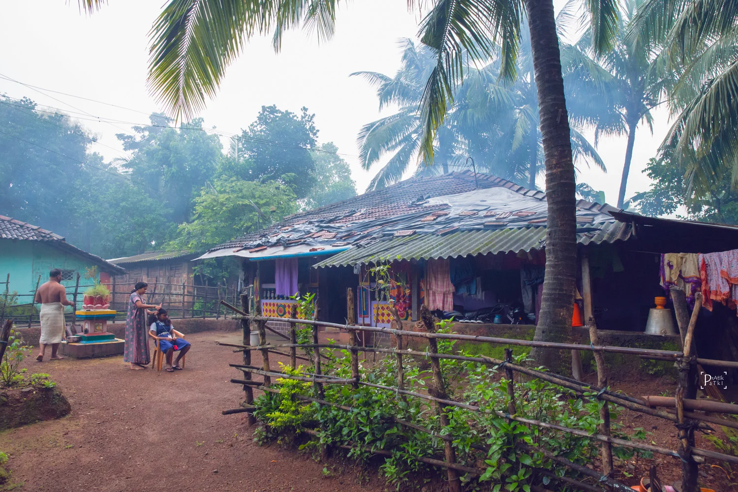 A morning in the village