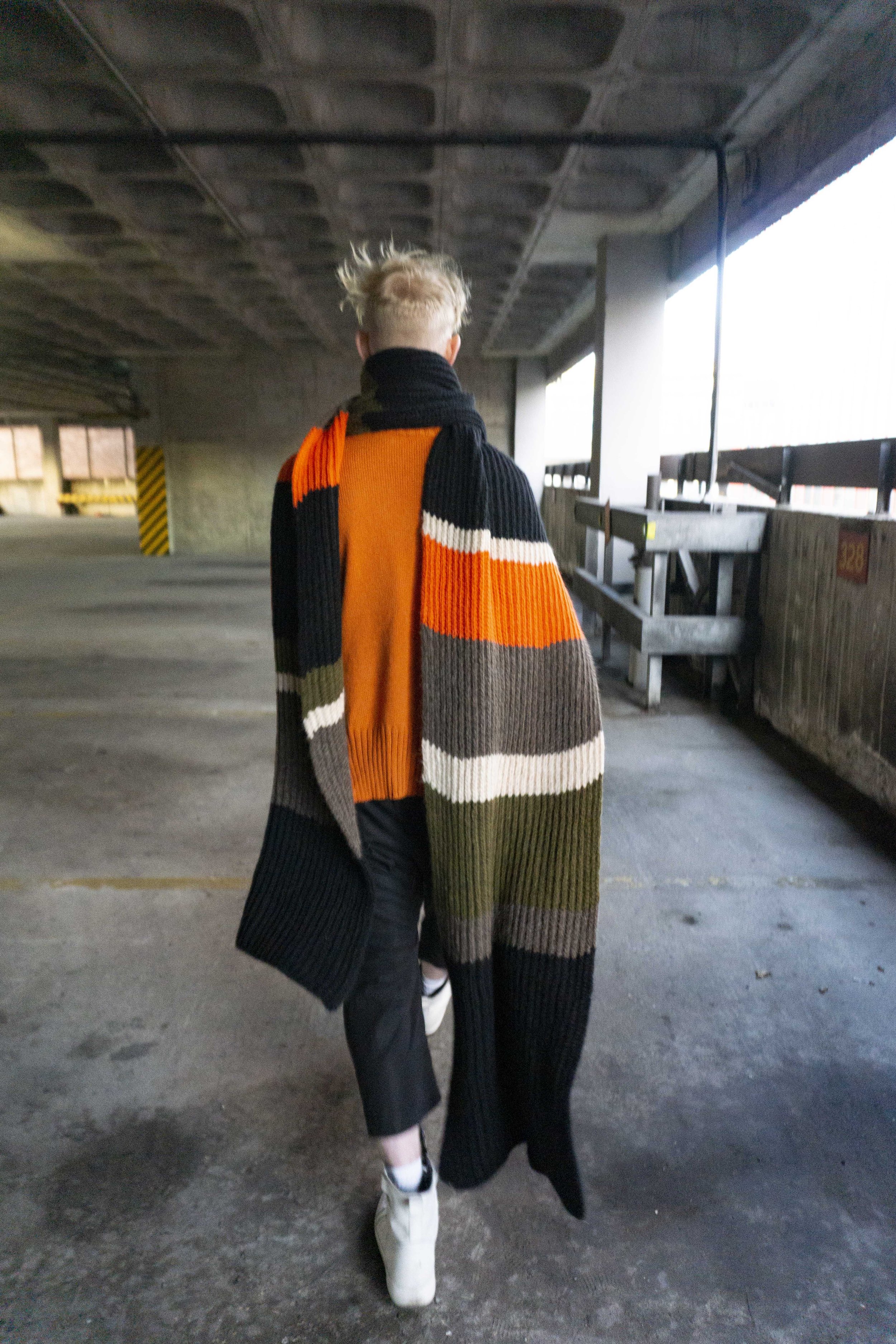 Fintan Mulholland - Fat Lava Scarf - Trappist Jumper II - Back.jpg