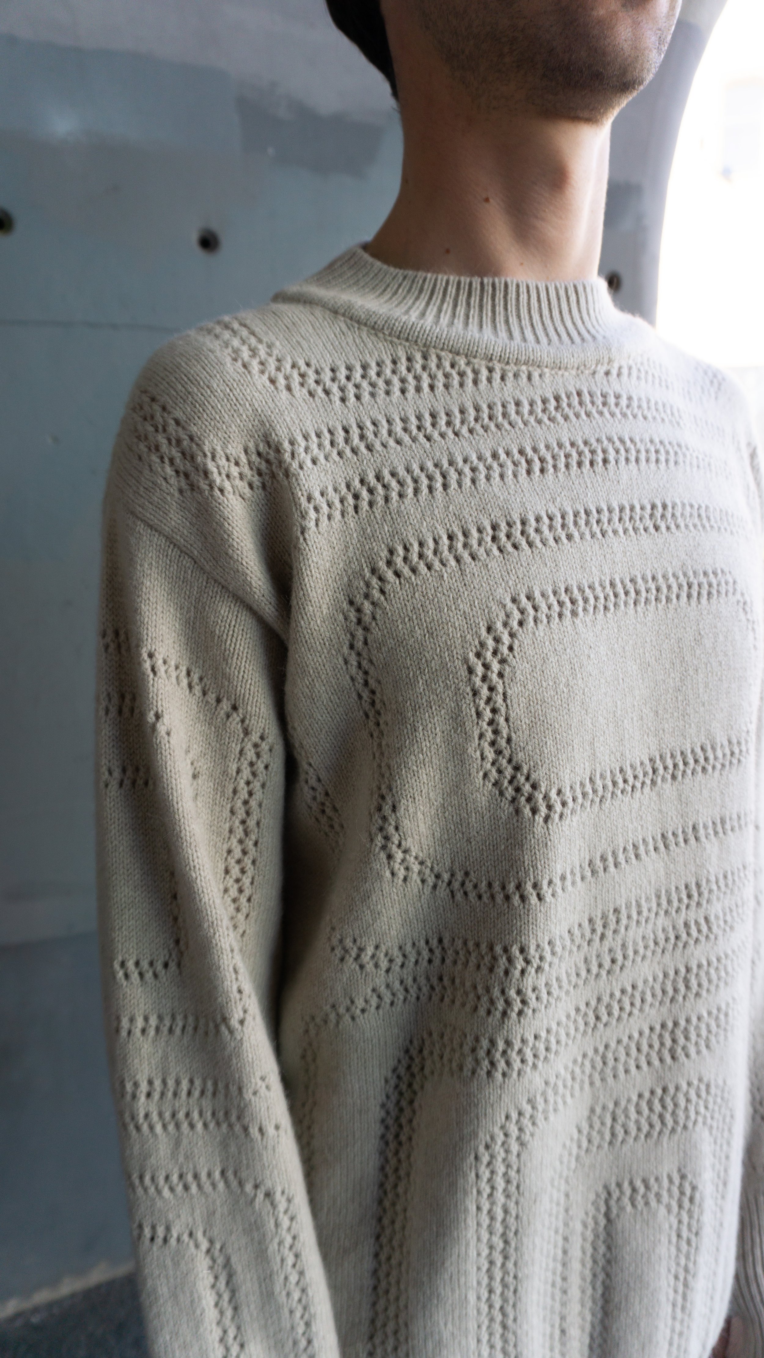 Fintan Mulholland Neo Jumper in Calcite beige - 2.jpg