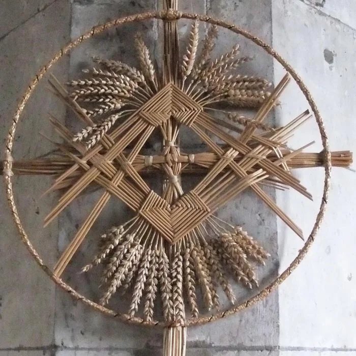st Johns church finchingfield corn dolly