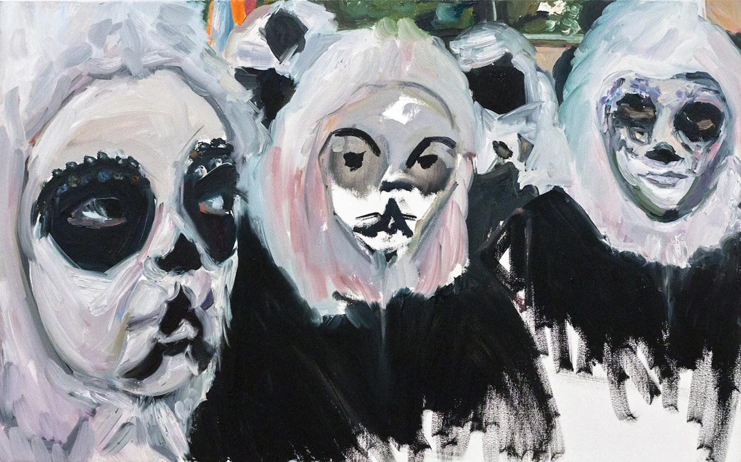 Pandas. Oil on canvas, 50X80 cm. 2012
