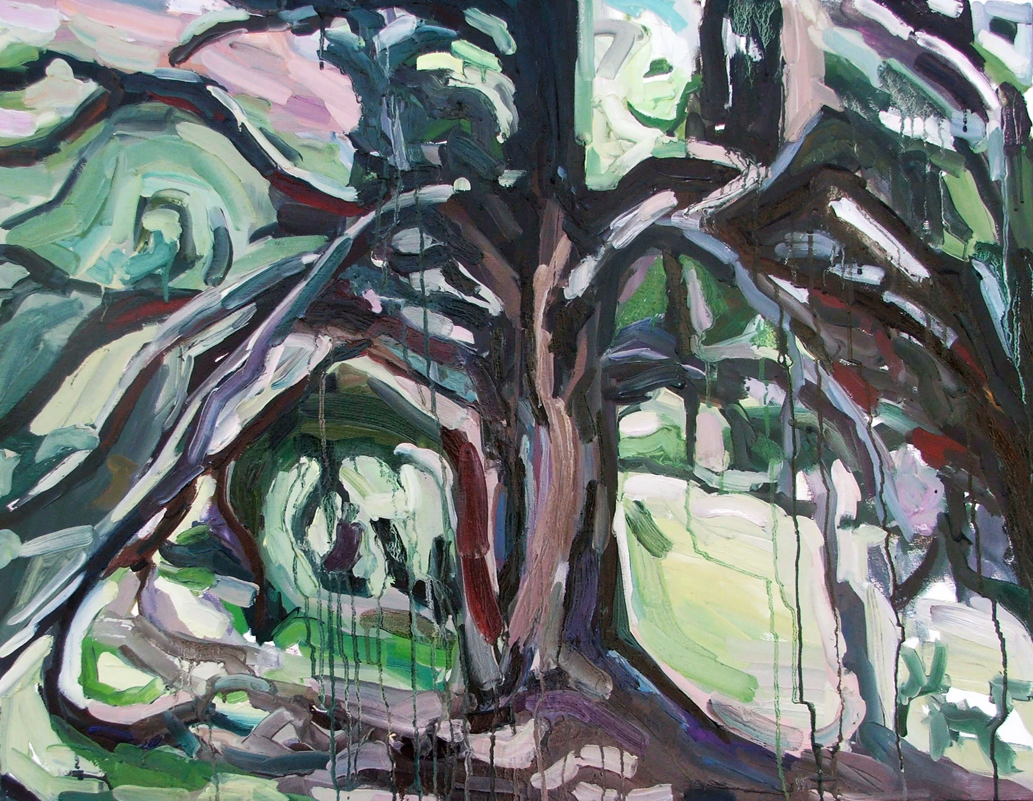 The tree, Oil on canvas, 70X90 cm, 2014