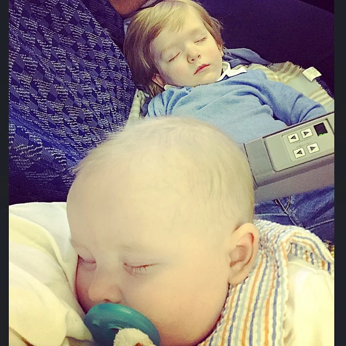 (If I am on a long flight , I just let the attendant know that once it is safe and the seatbelt sign is off, that I may need to stand up and bounce/rock for a few minutes to get someone to sleep. Occasionally they will direct you to an area where there is a little bit more space to do that ☺️) 
