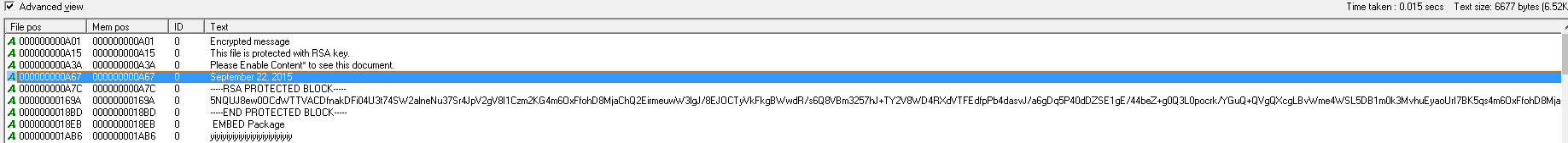 String values