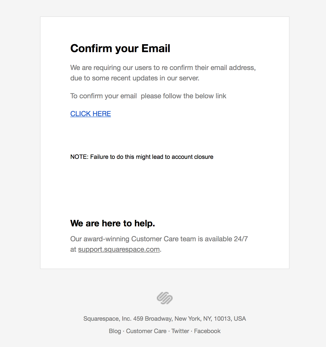 Second mail