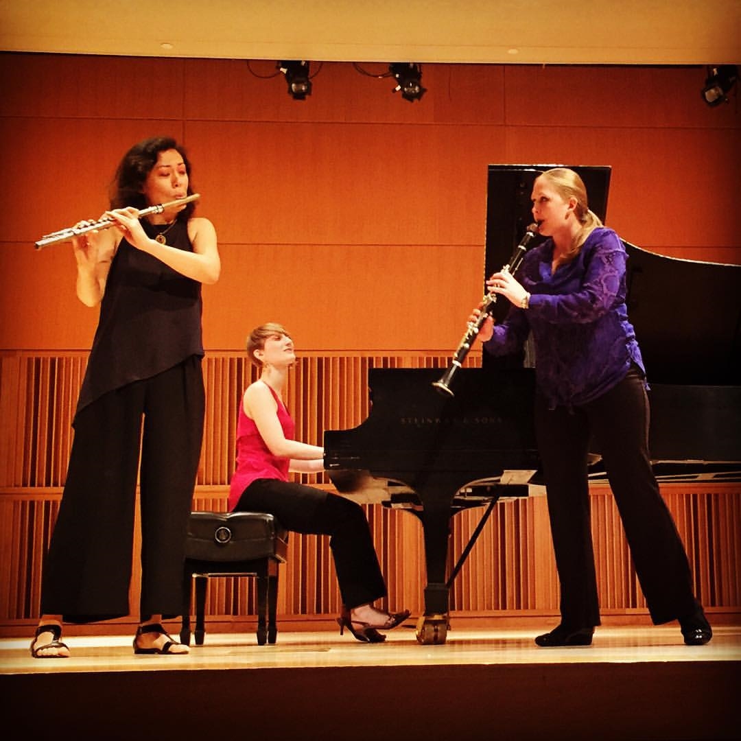 Parhelion Trio at Elebash Recital Hall, NYC.