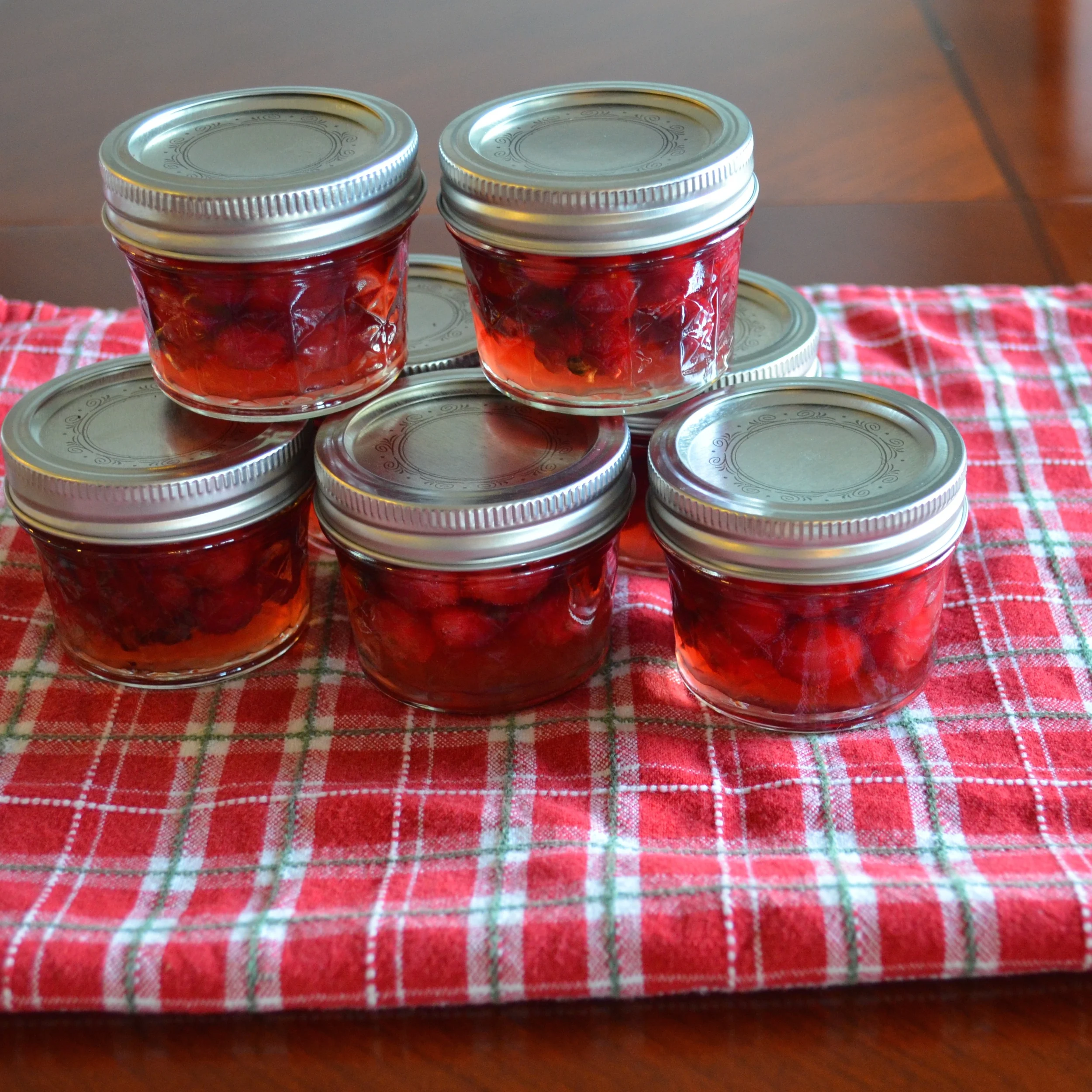 Spiced, Pickled Cranberries