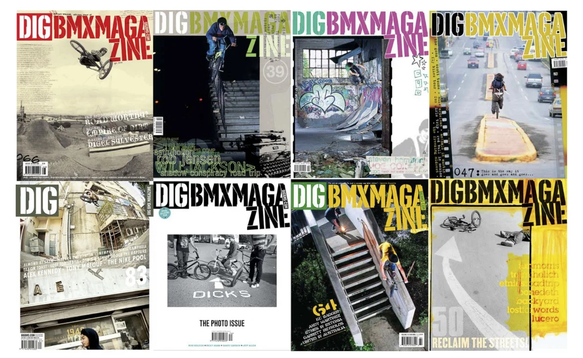 DIG mag covers: