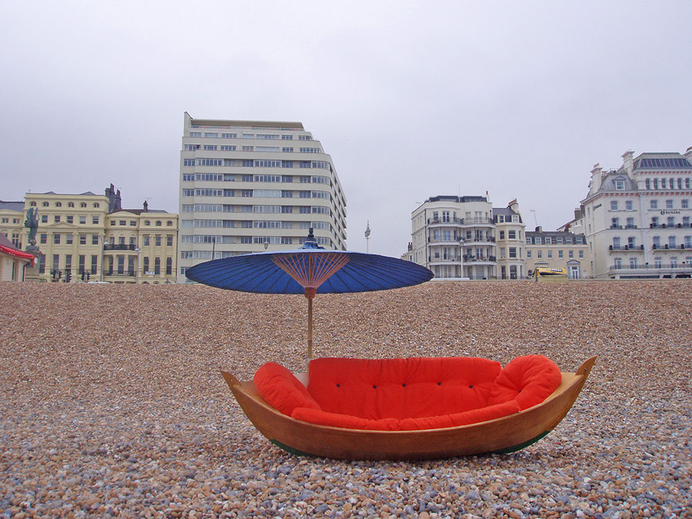 This quirky Boat Seat was commissioned by Sir Terence Conran for the 2008 Inspirations Exhibition celebrating 35 years of The Conran Shop. Initially only ten pieces were required to display in flagship stores internationally, but the design happily generated numerous further orders.