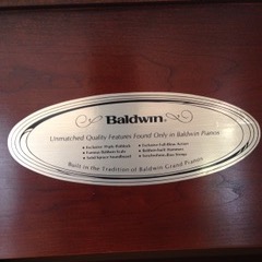 Baldwin piano lable