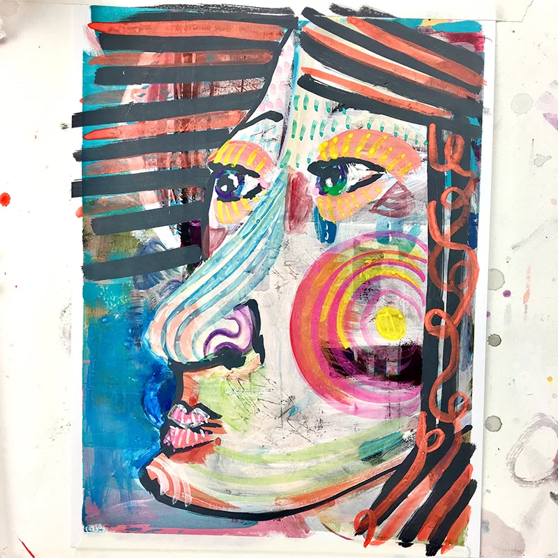 The finished piece from creative example.