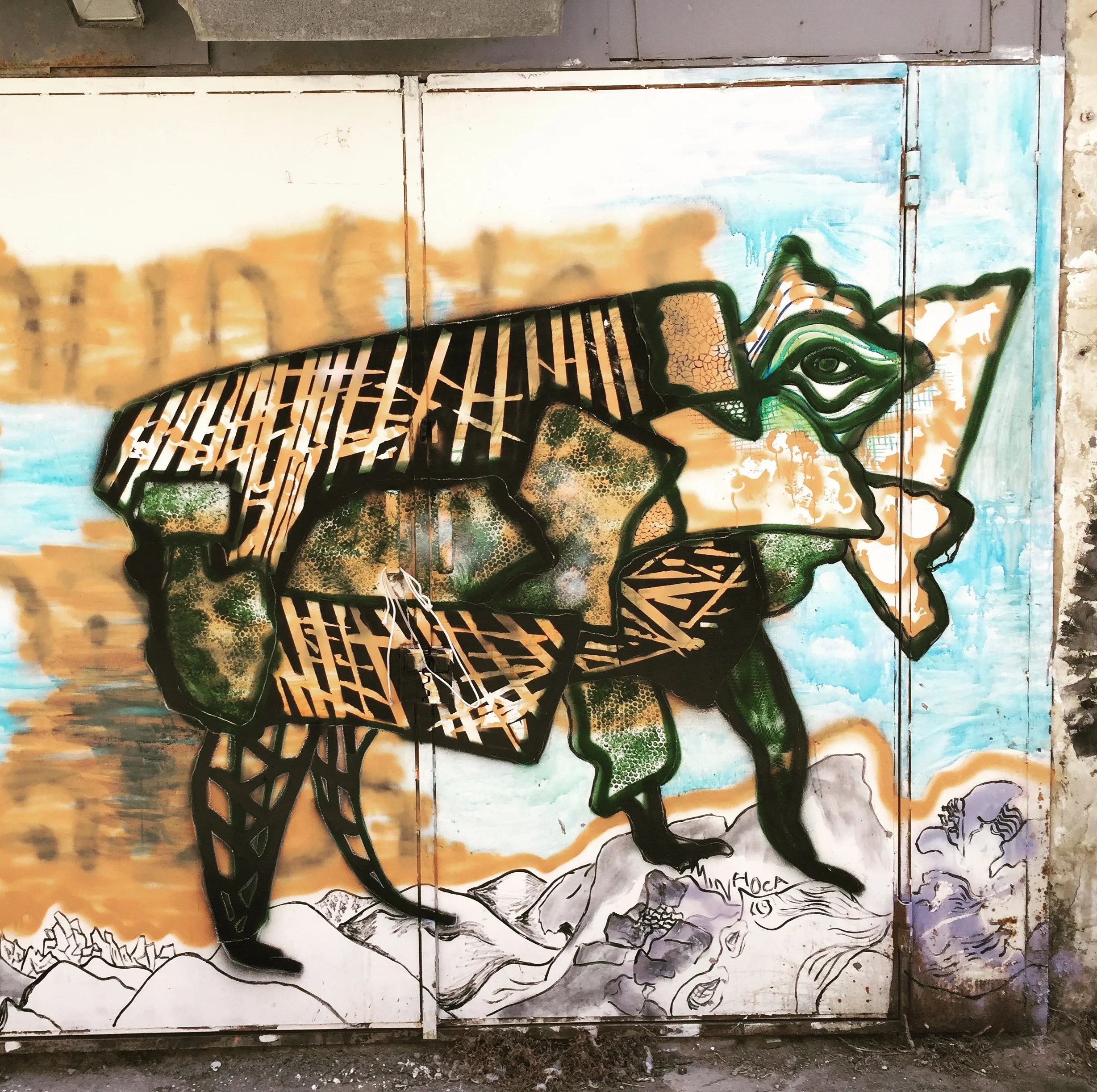 Florentin neighborhood, Tel Aviv. Israel. 2017.