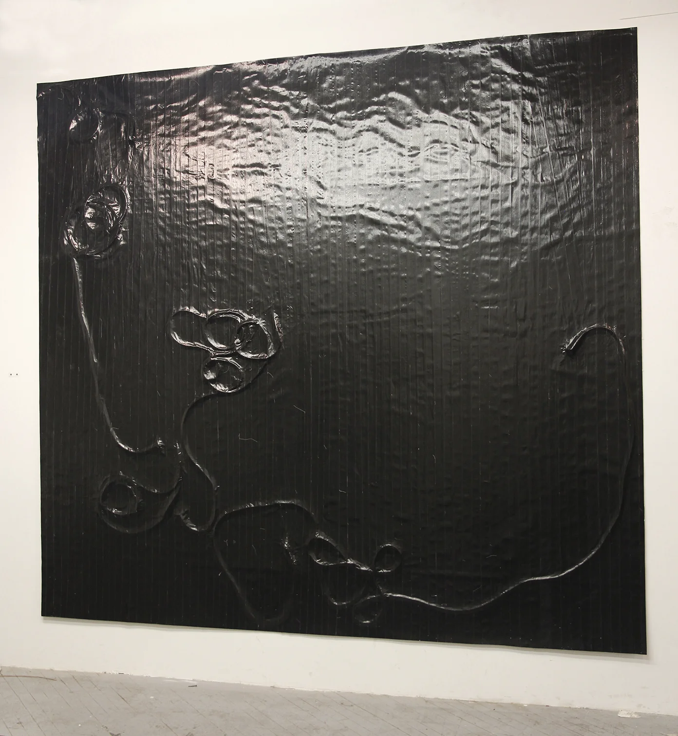Studio Practice, October 24 2013 , 2013, Gaffers tape, muslin, epoxy, 8.7' x 9'