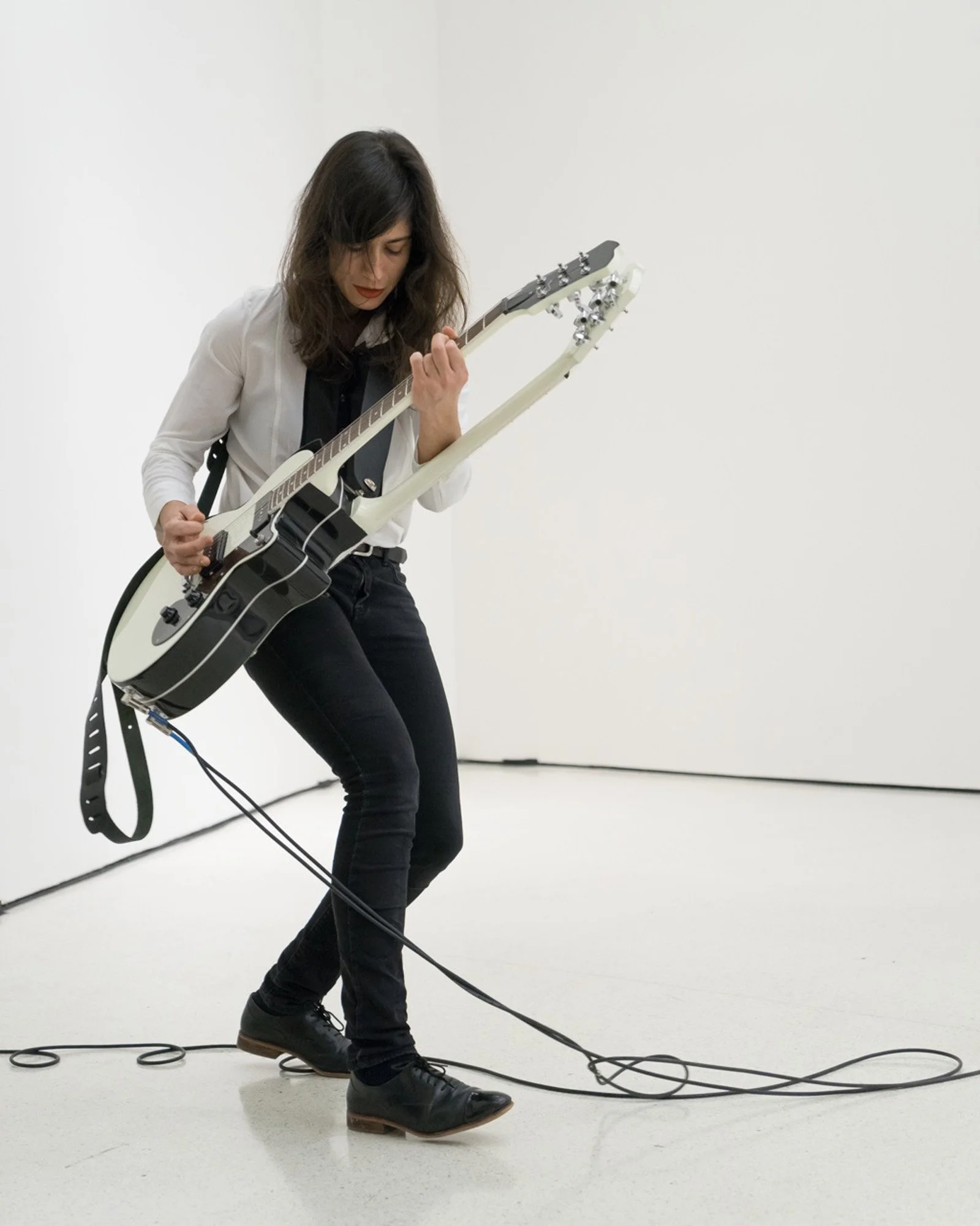 Untitled (Double Face), performance view at The Guggenheim, 2014