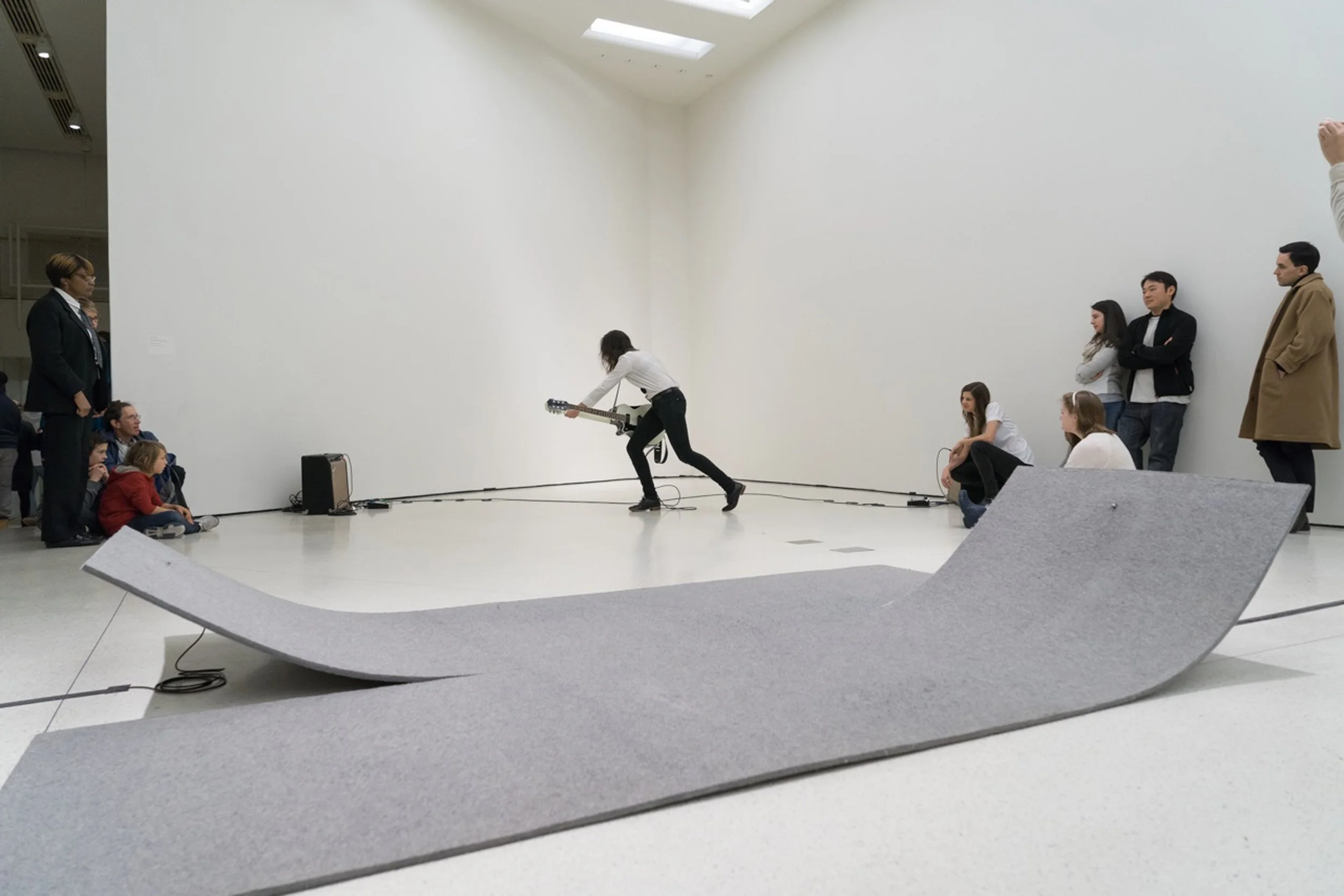 Untitled (Double Face), performance view at The Guggenheim, 2014