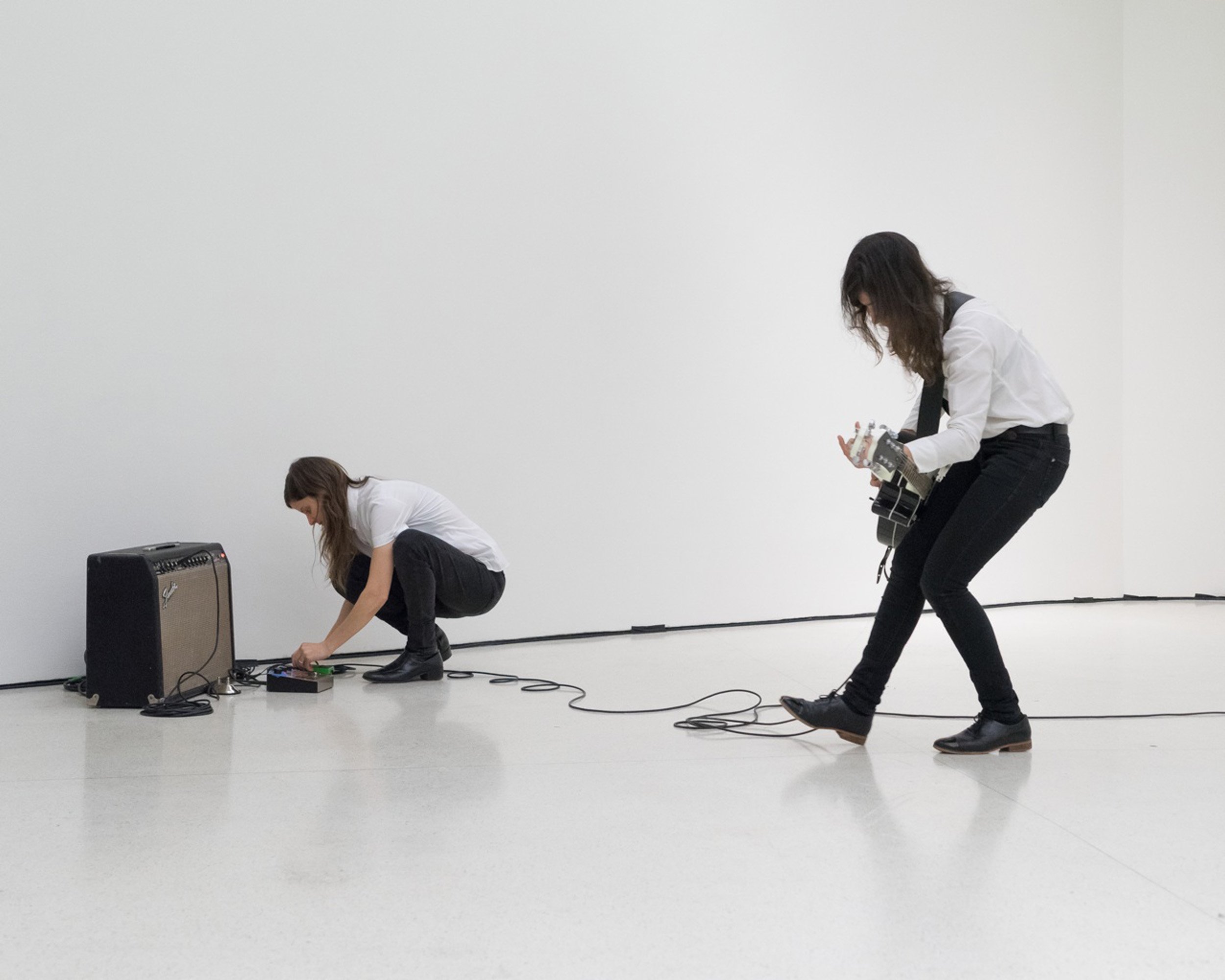 Untitled (Double Face), performance view at The Guggenheim, 2014