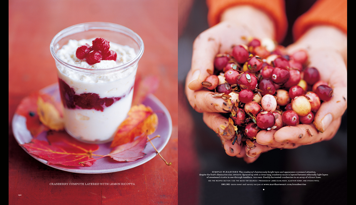 Hands Holding Cranberries