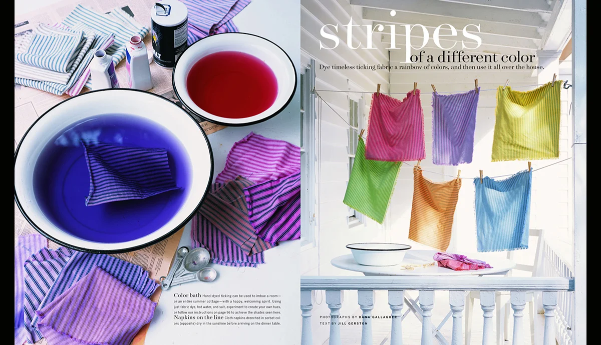 Overdyed Stripes