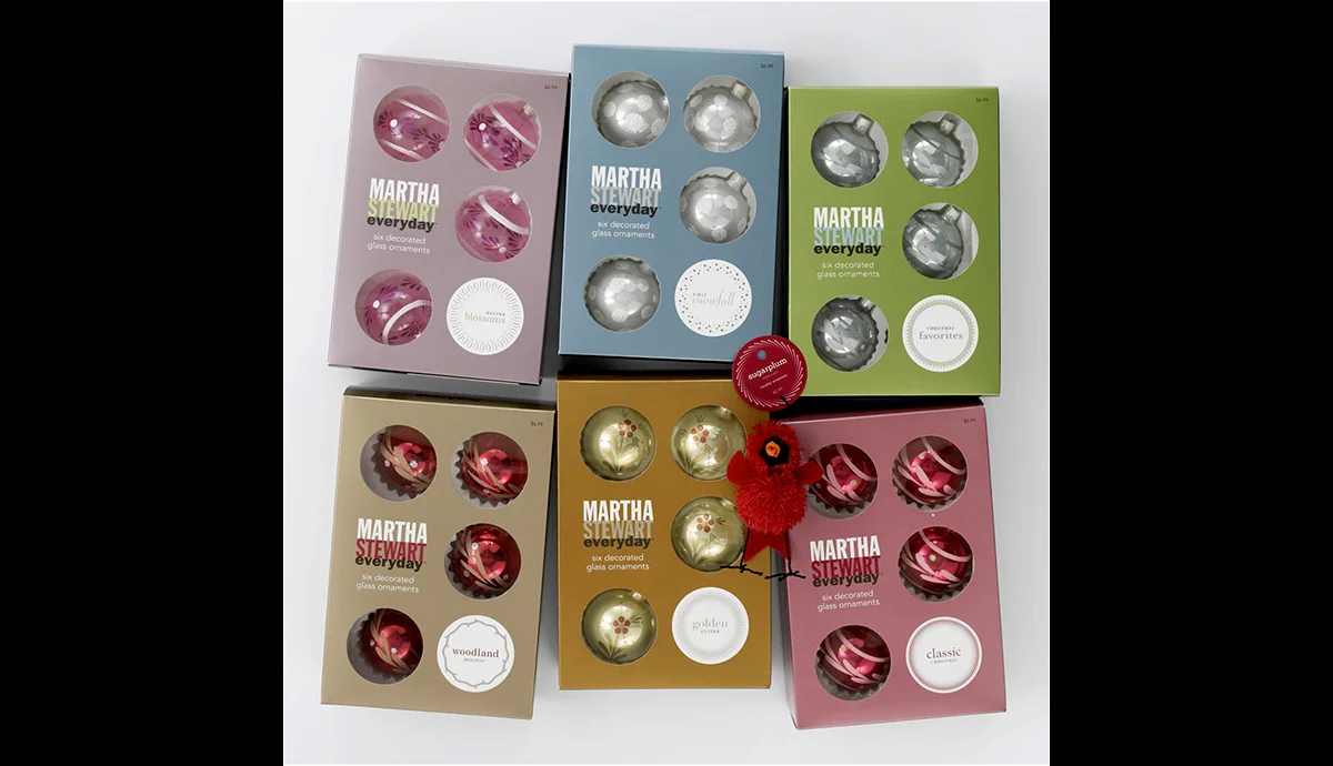 Martha Stewart Everyday for Kmart, Christmas Ornaments