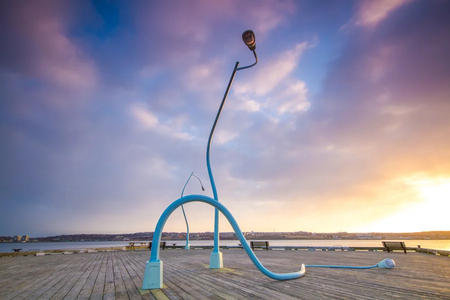 Installation view Halifax waterfront