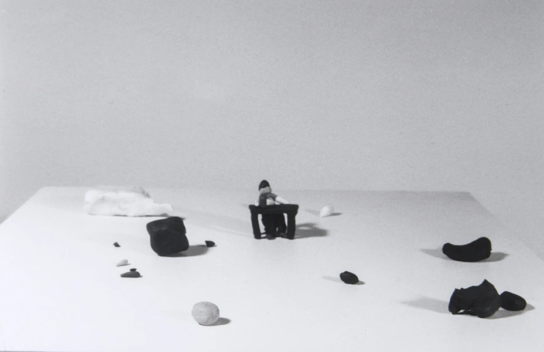 No Comprende Land Black and white photograph 14 x 16 in. 2000