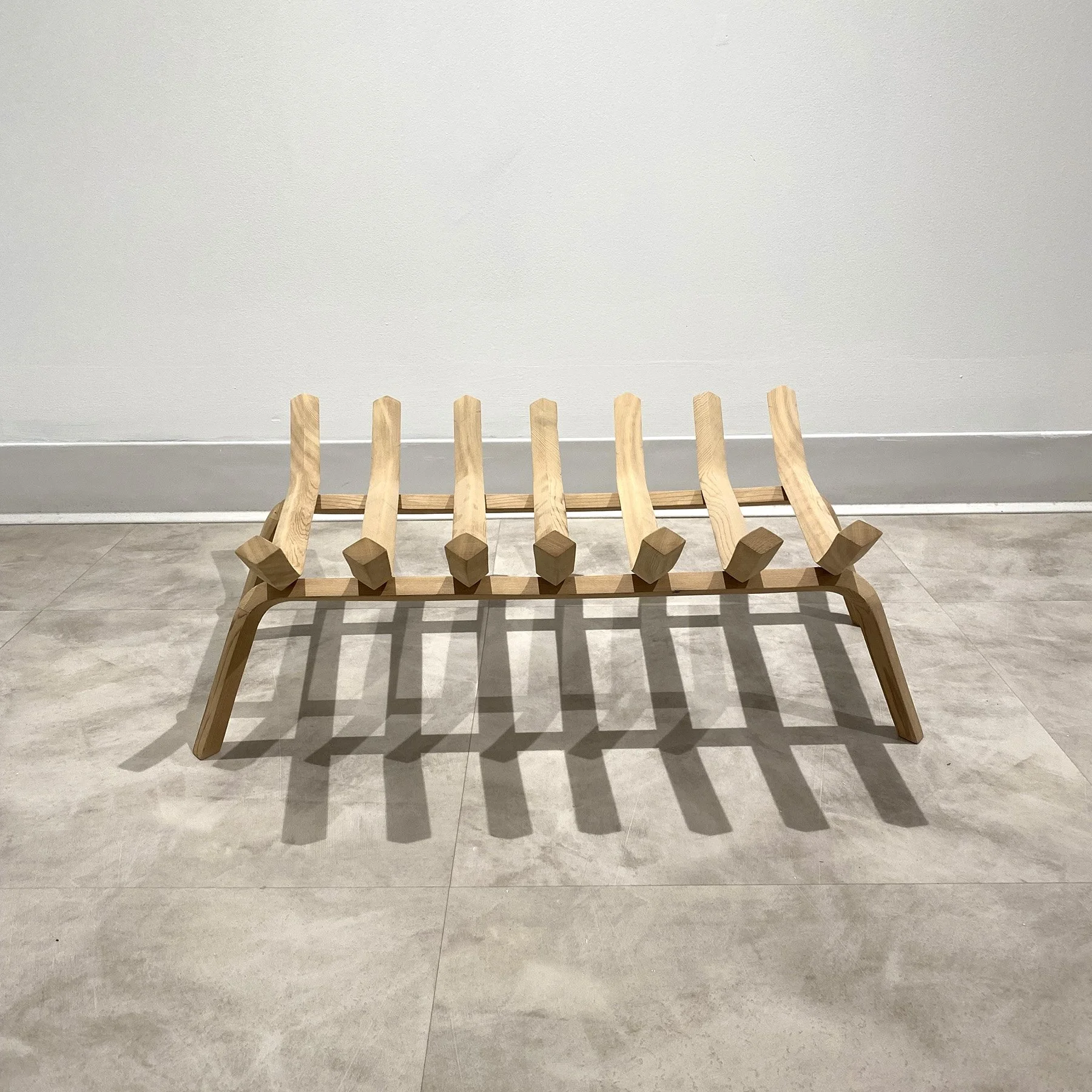  The “Burn It All Down” Platform  reclaimed cedar  7.5 × 19.5 × 18”  2022 