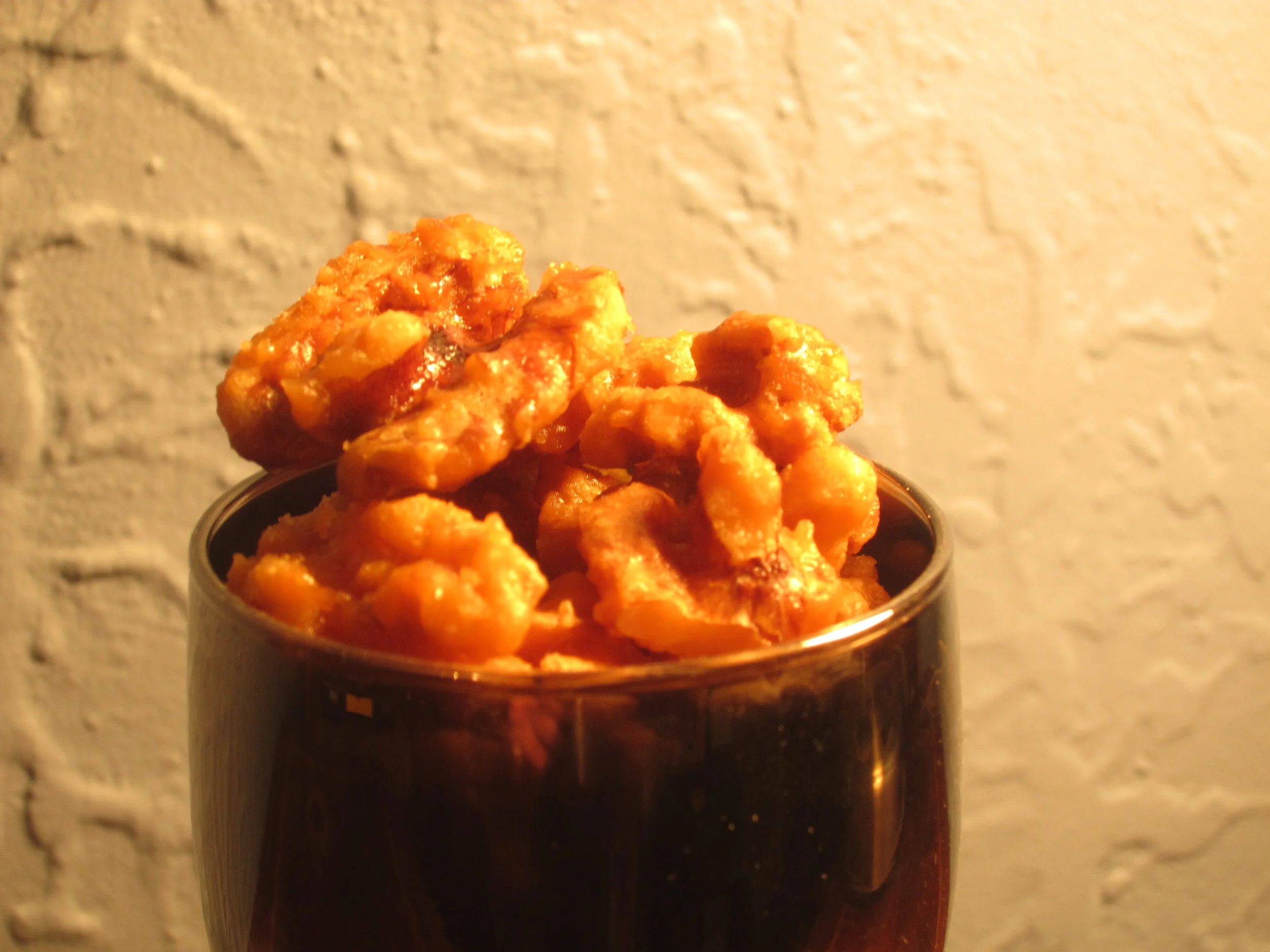 Bourbon Maple Candied Walnuts