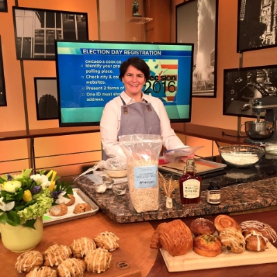 Our friends at Hewn Bakery in Evanston featured us as a part of their segment on WGN TV Lunchbreak