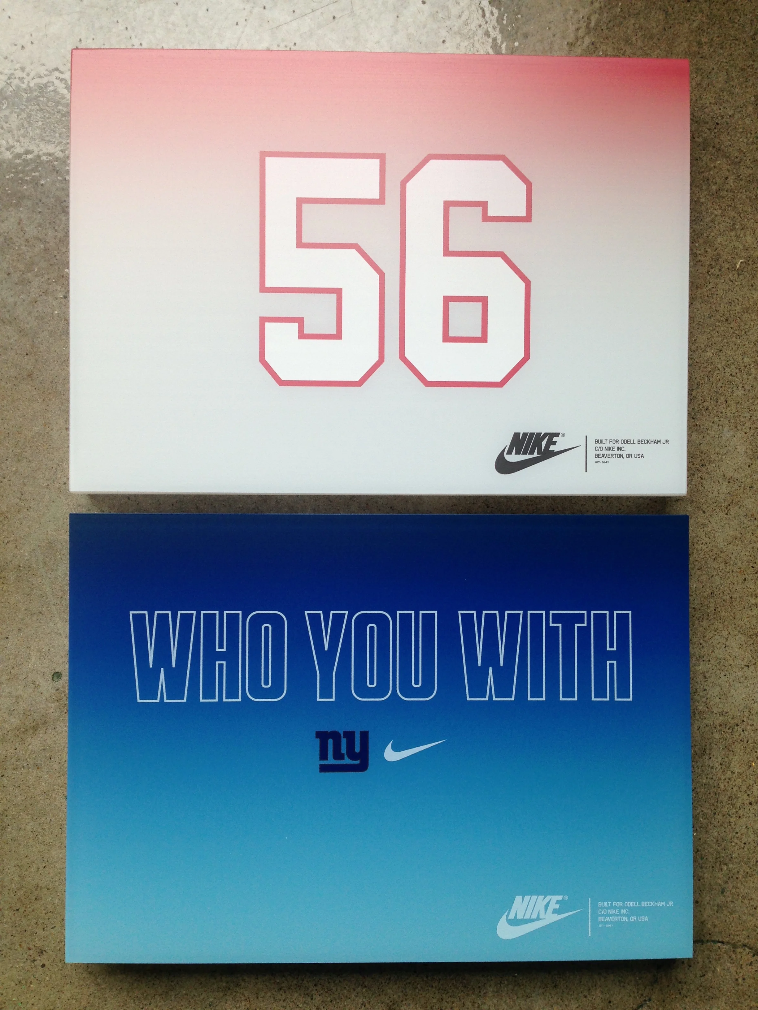 OBJ who you with boxes