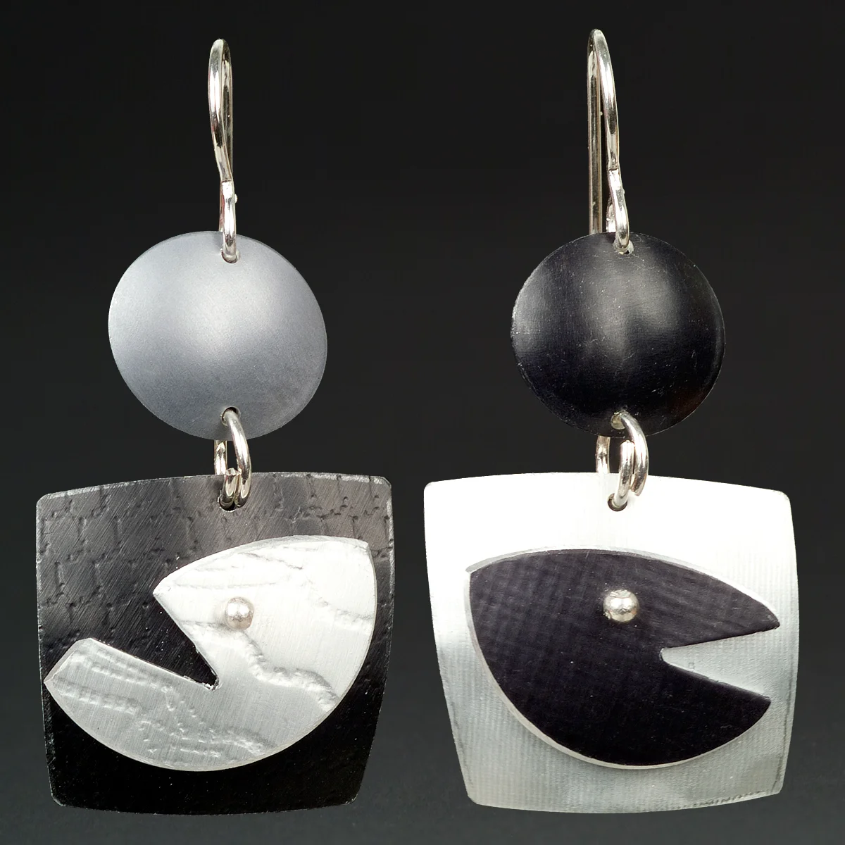E - Grey, Black, Silver