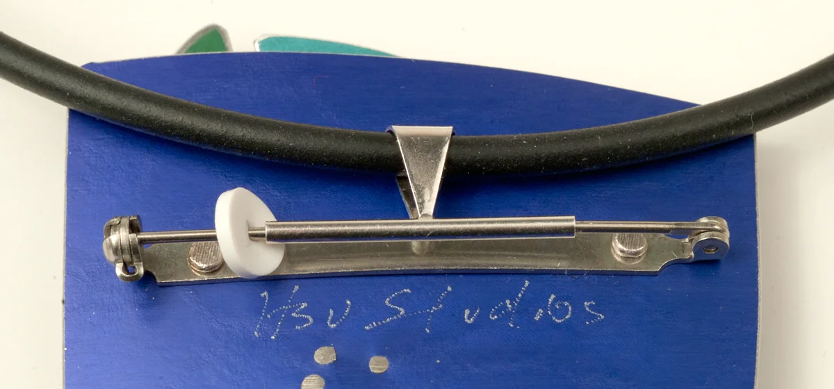 One or two rubber earring stoppers act as a safety catch.