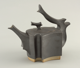 Stoneware Teapot (slab built) c.1983