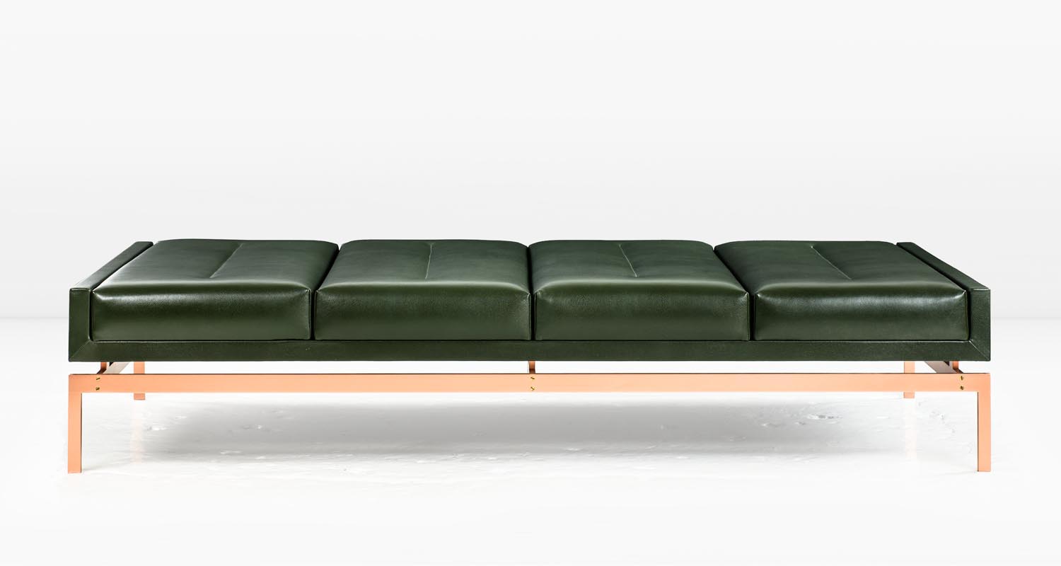Solid Copper base and Balsam leather