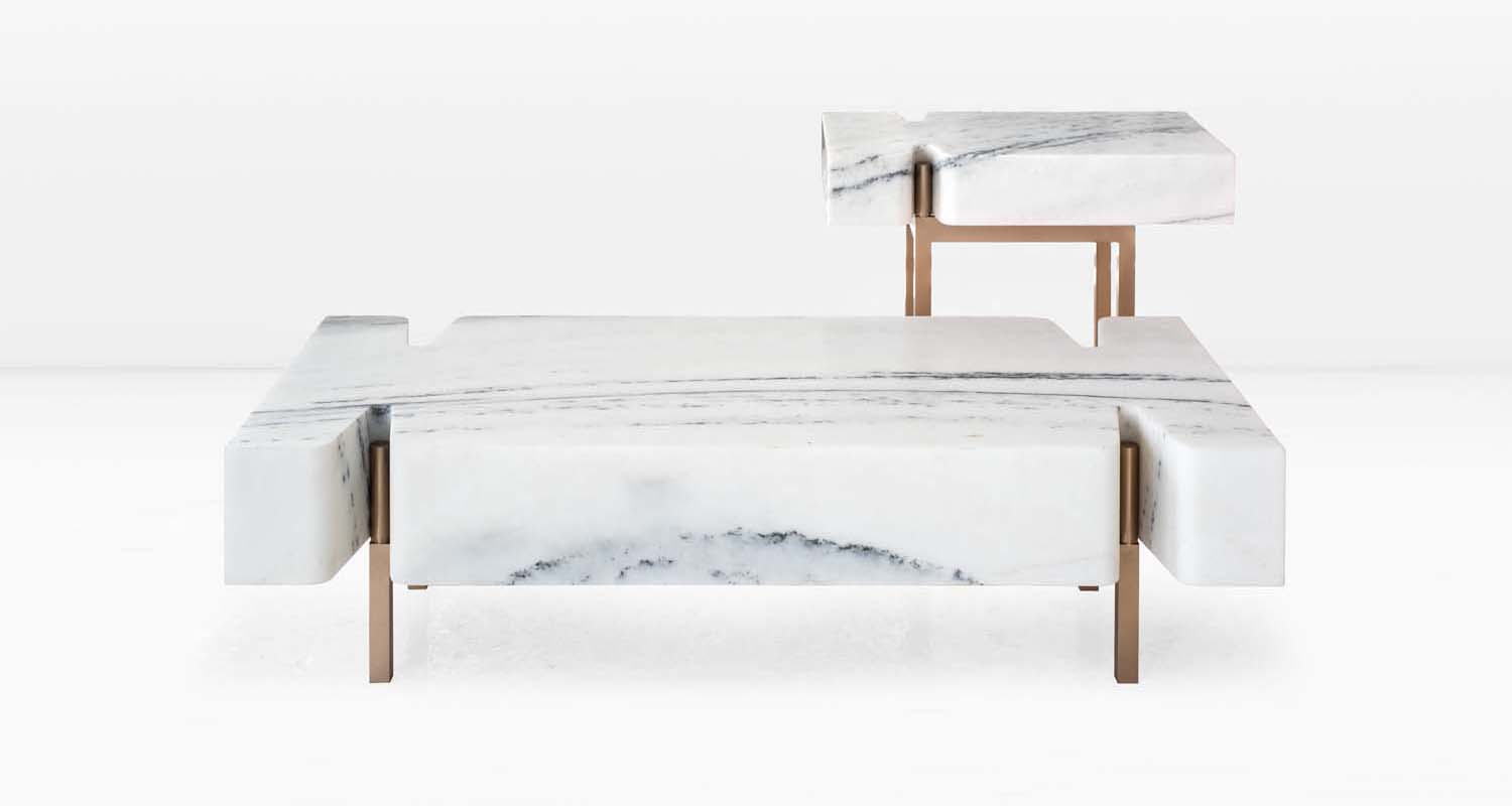 Terranova Coffee Table with Terranova Side Table