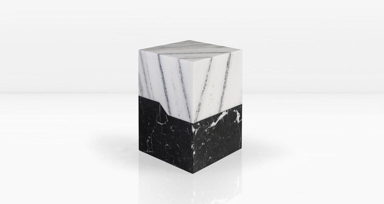 Statuary top and Nero Marquina base