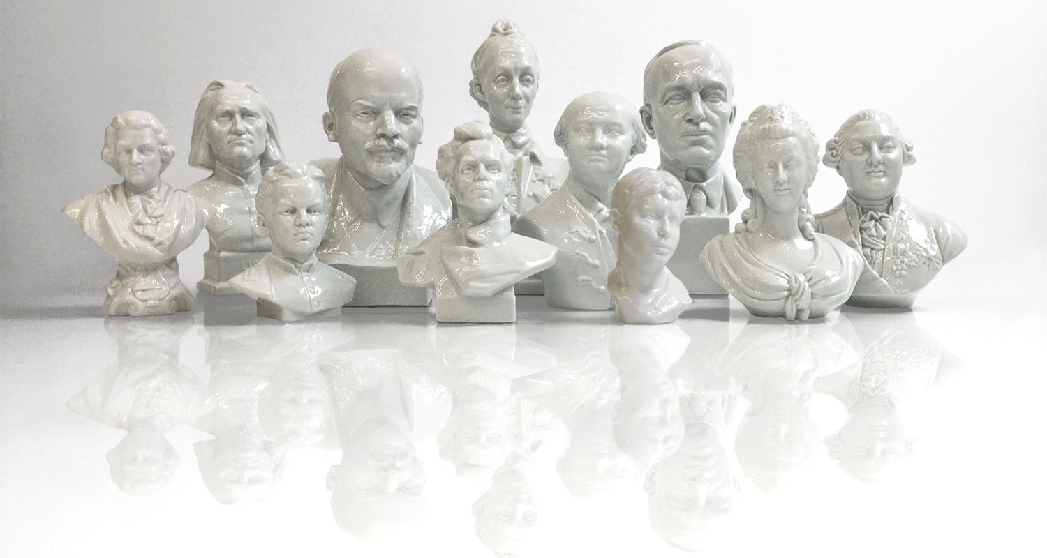 Porcelain Bust Group