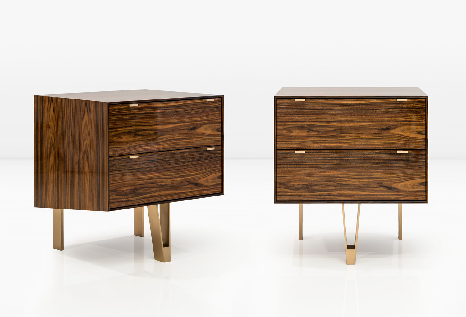  Lacquered South American Rosewood with Silicon Bronze legs and hardware 