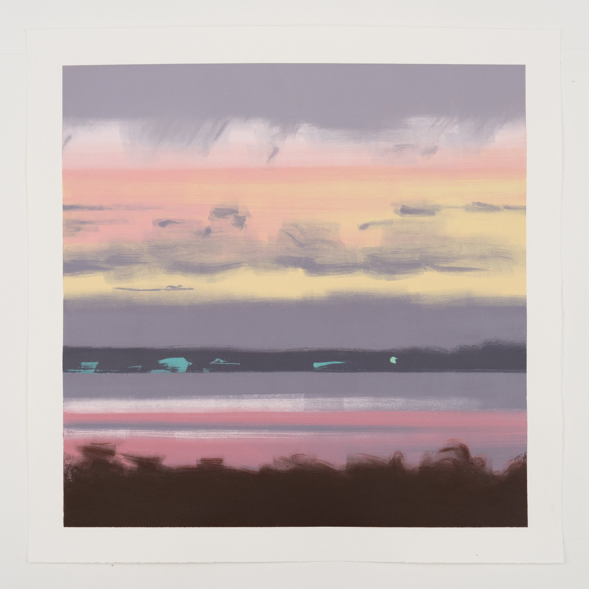 Not Dark Yet (Pink) (installation view)