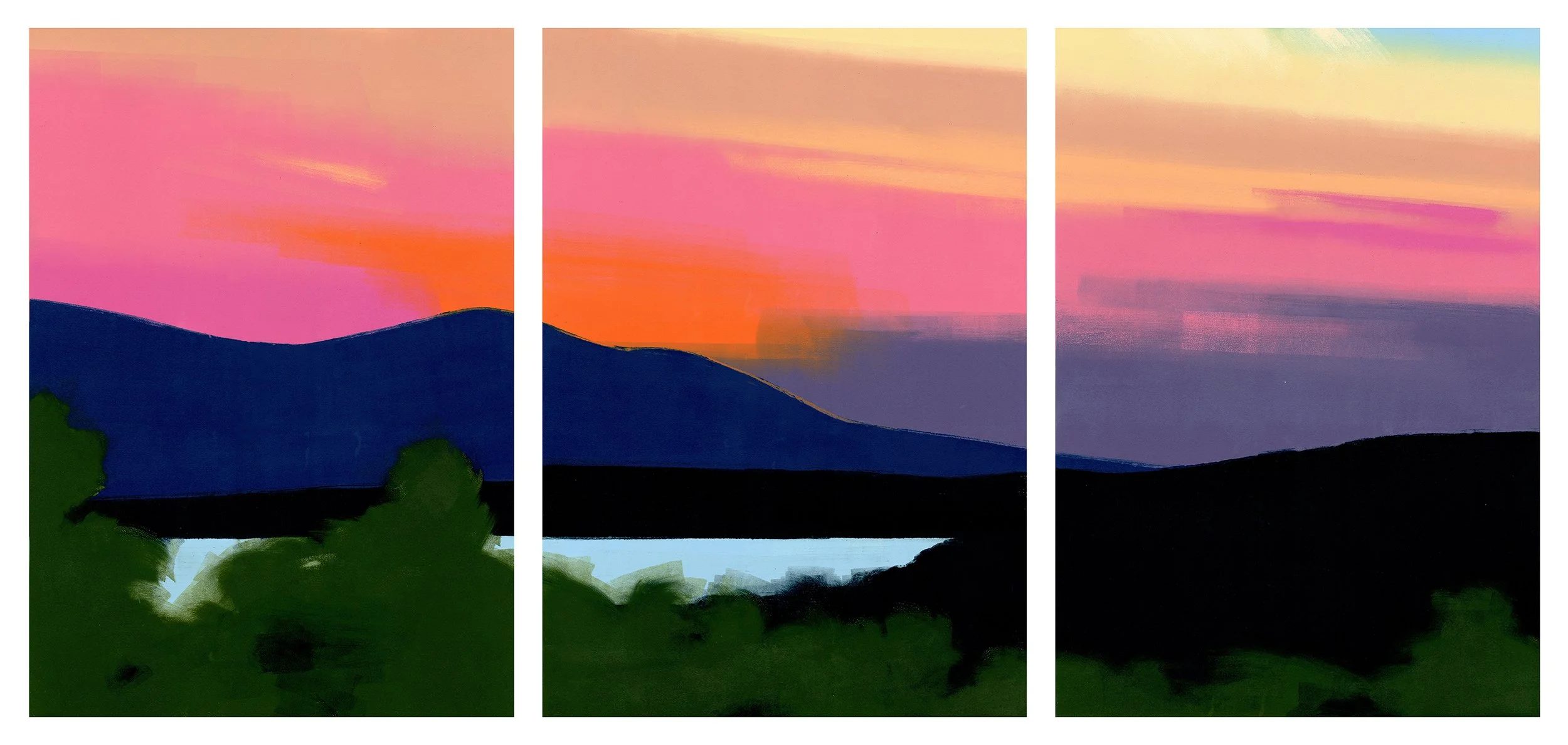 Mountain and Lake