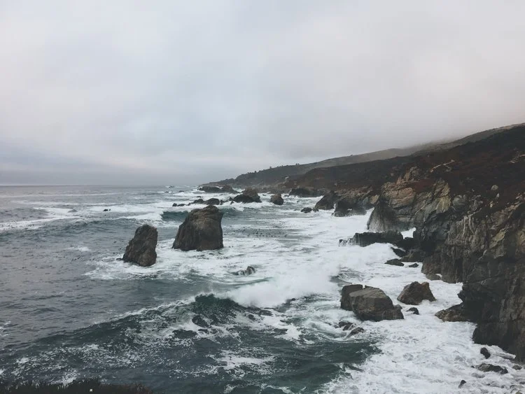 // On Garrapata Beach