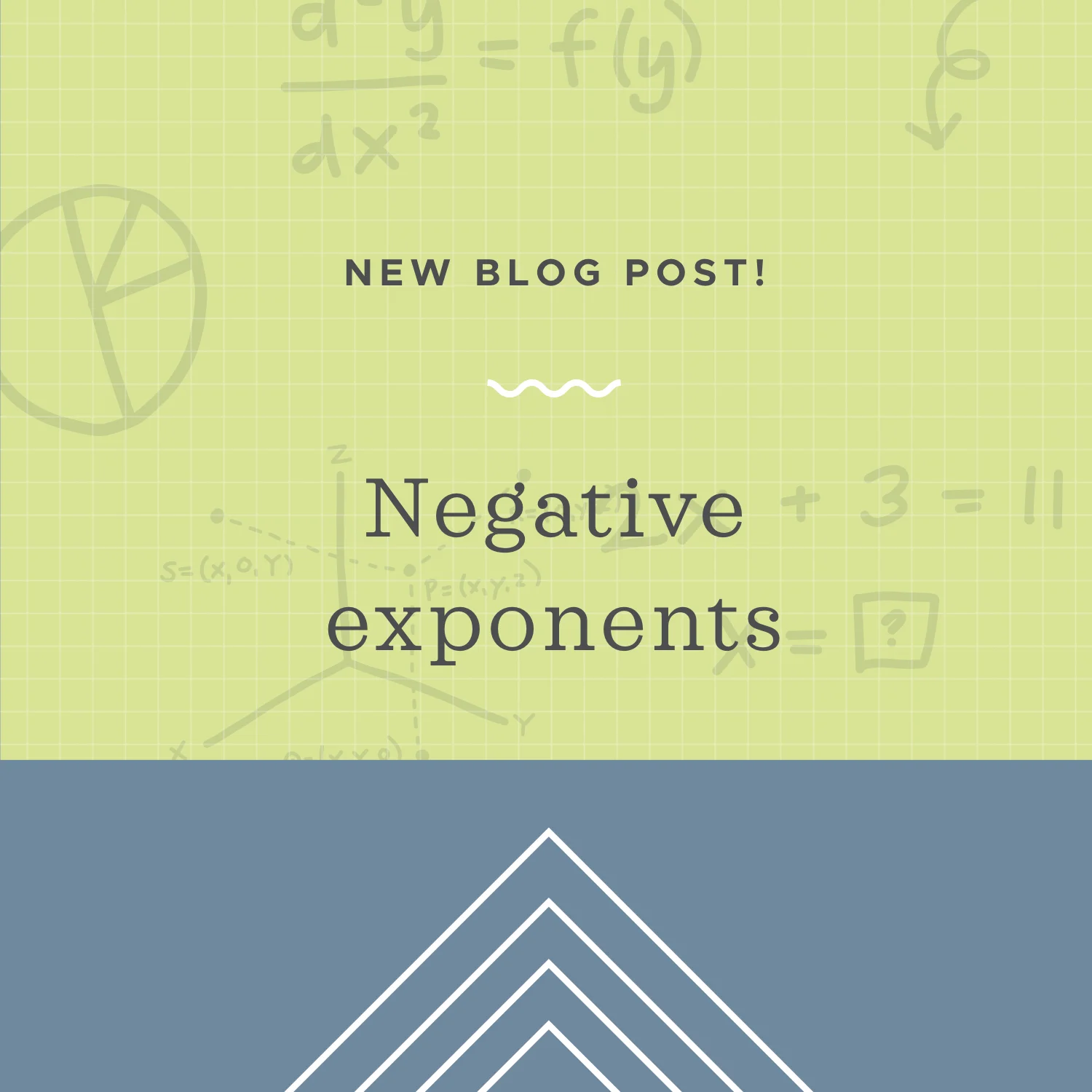 What to do with negative exponents