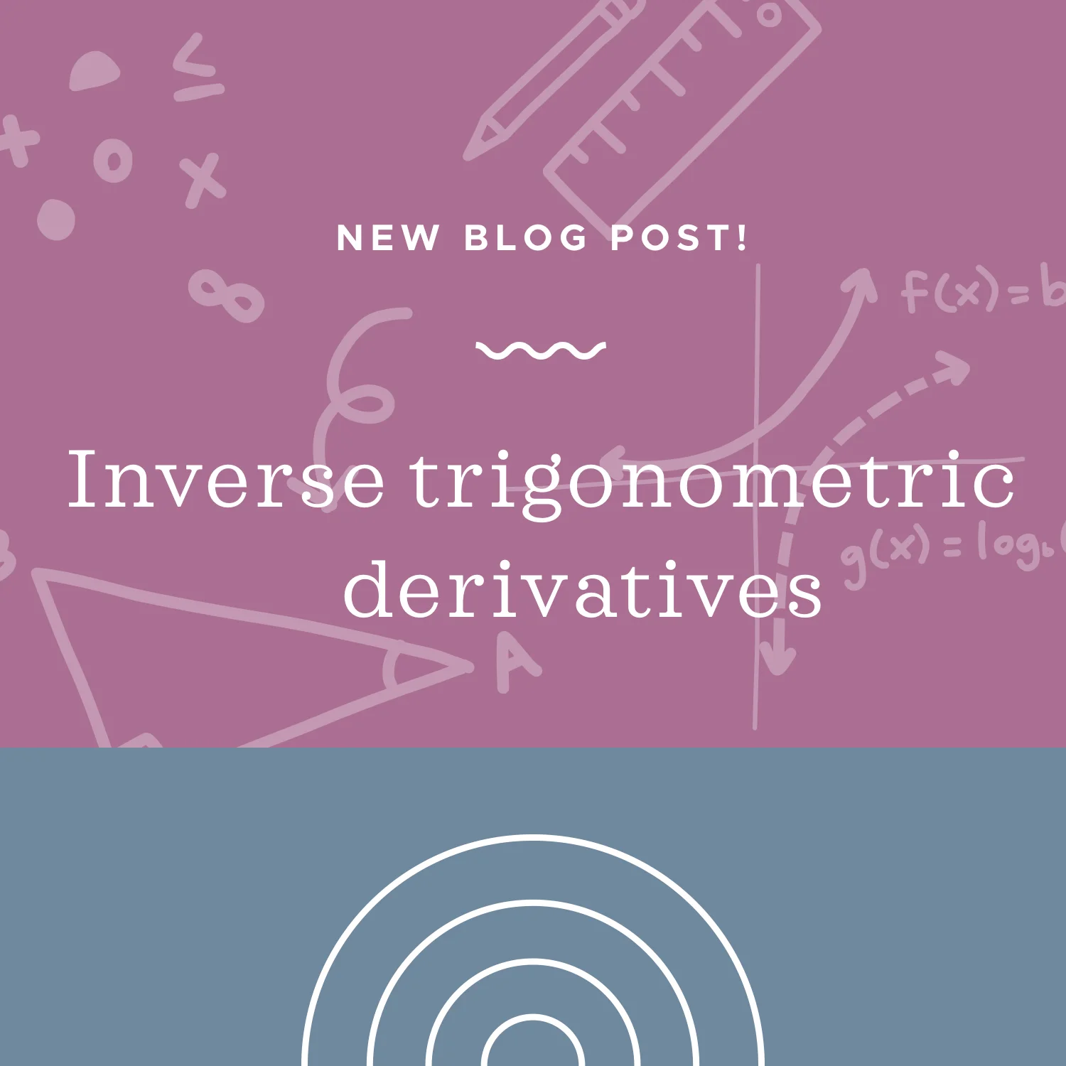 Finding inverse trig derivatives