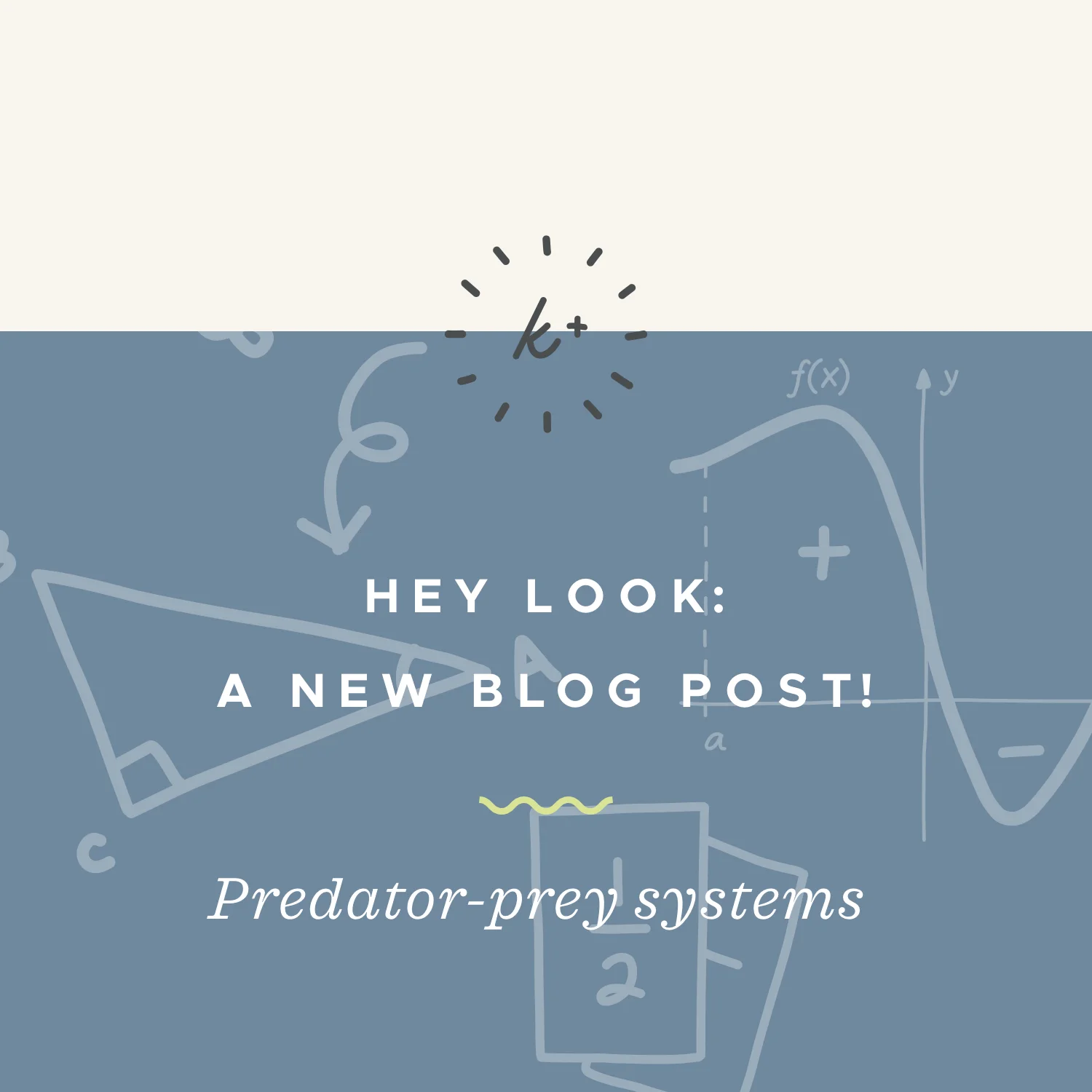 Predator-prey systems with differential equations