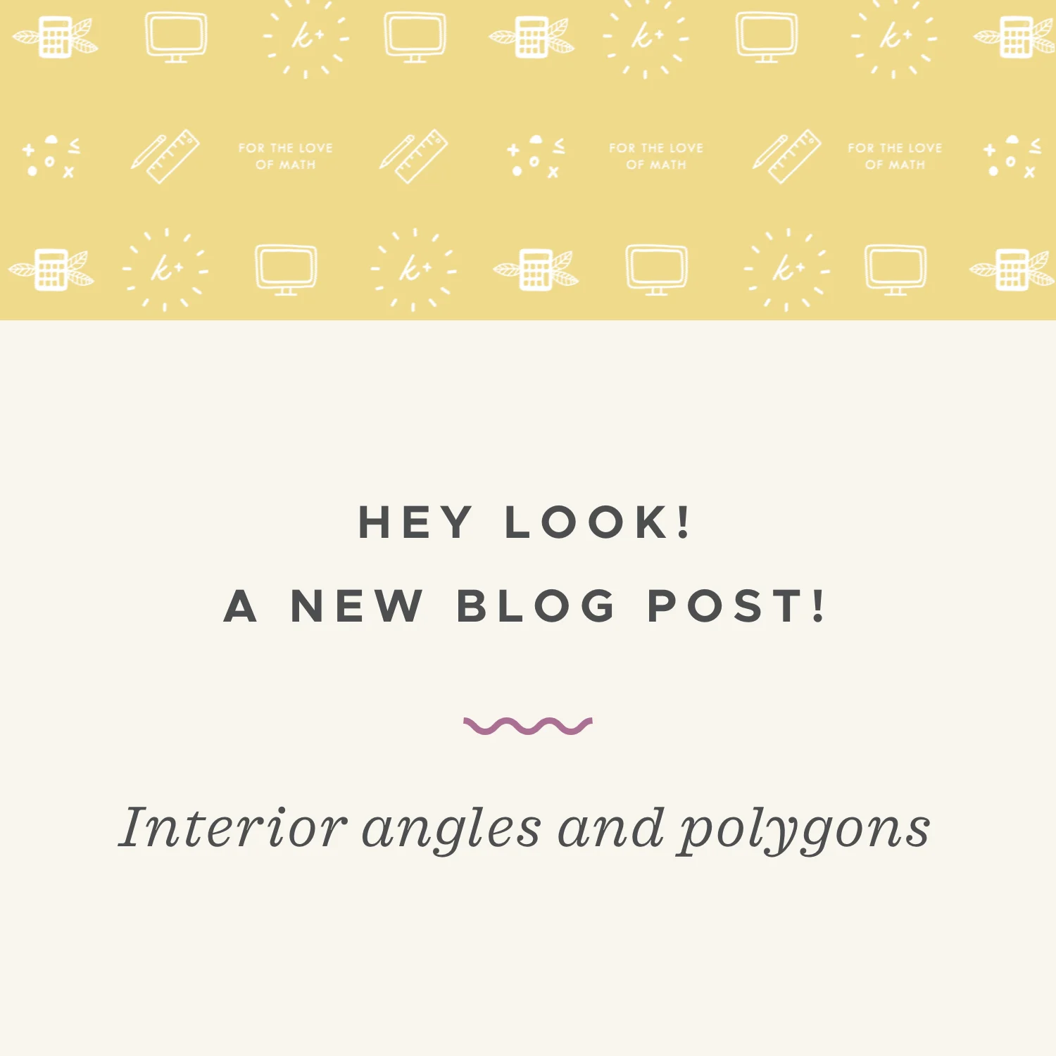 Finding interior angles of polygons