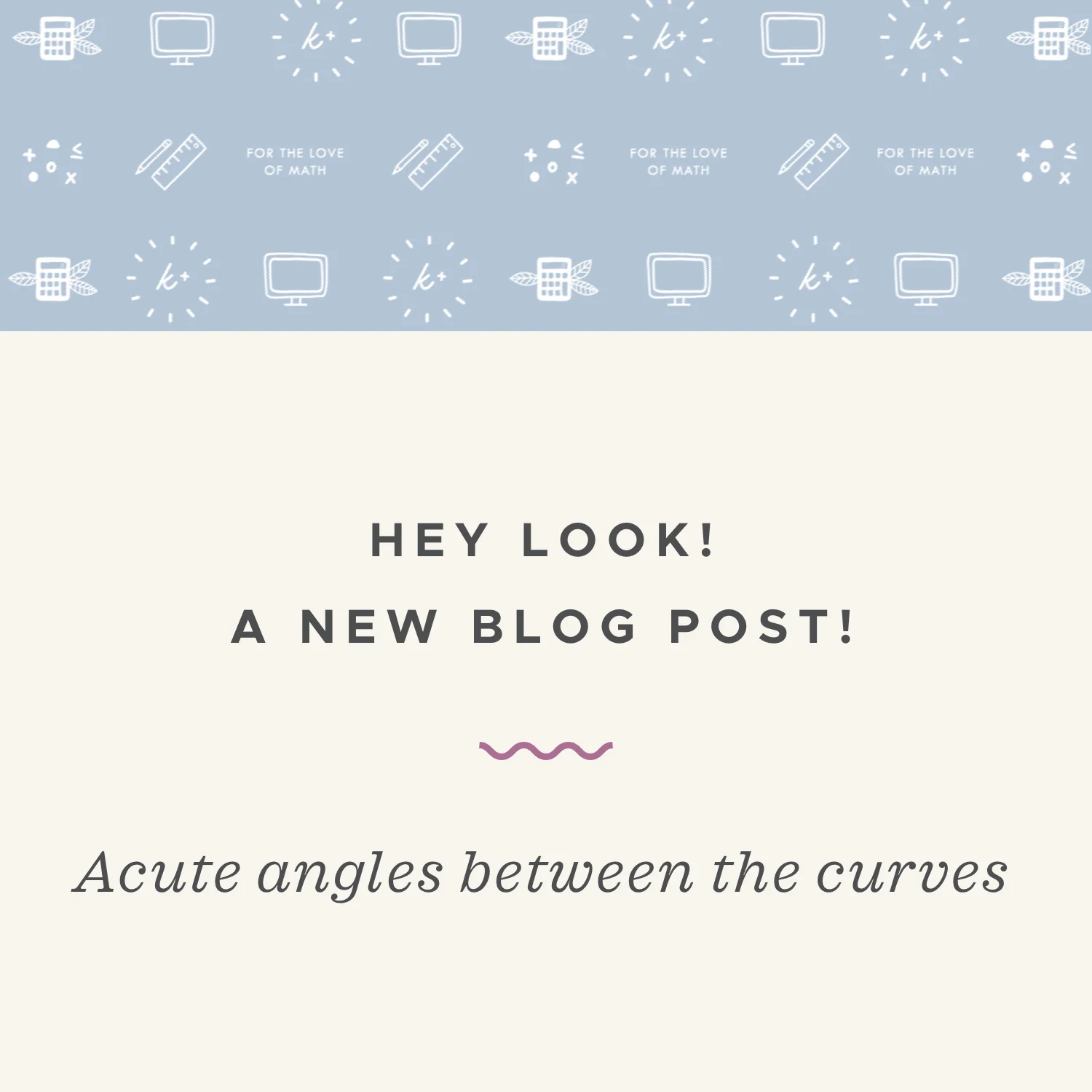 How to find the acute angle between the curves