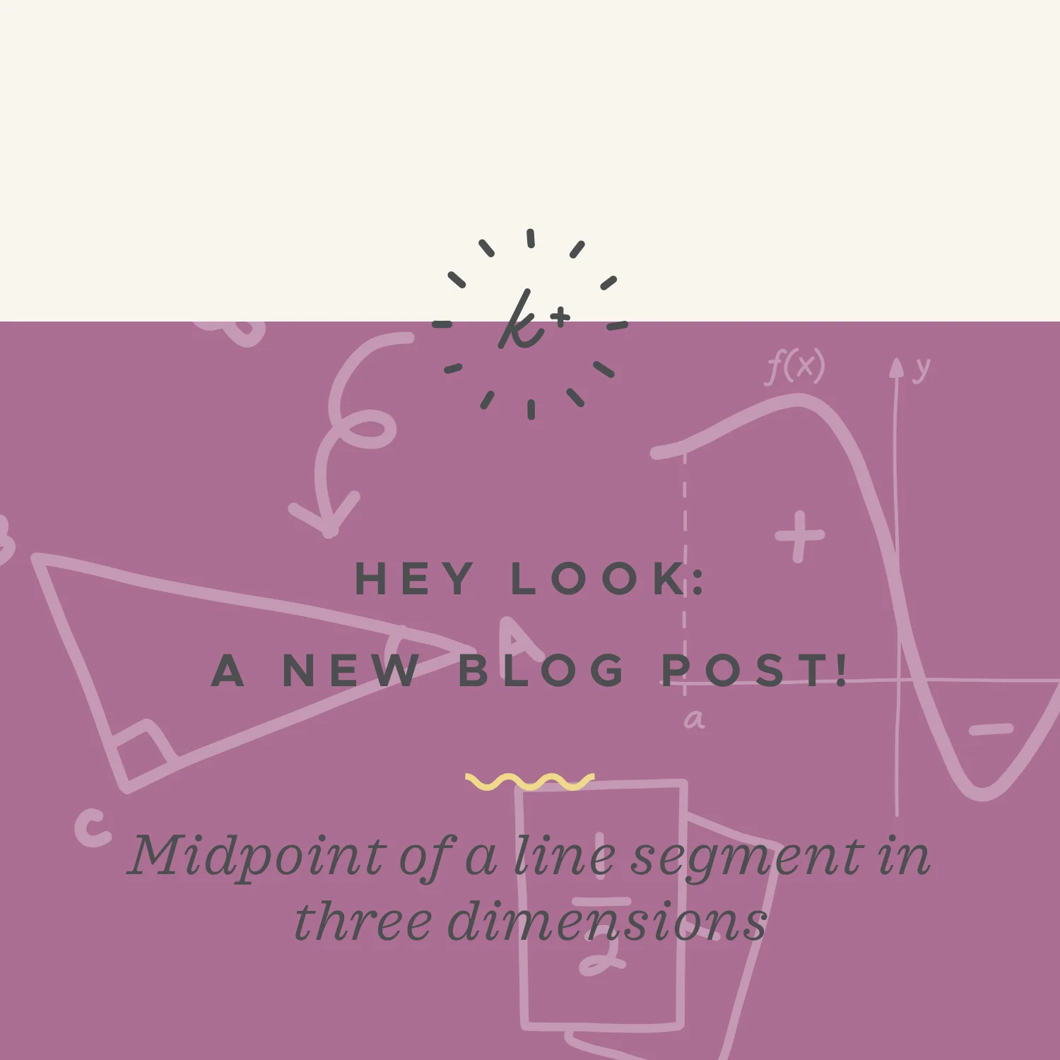 Finding the midpoint of a line segment in three dimensions